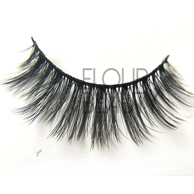 Hot selling 3d faux mink velour lashes UK EJ52